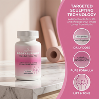 Aeglewell OEM Marque Privée – Complément de Soutien Fessier pour Femmes – Capsules de Soutien Fessier – Formule Vitaminée pour Femmes – Favorise l'Énergie