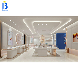 Dernier <span class=keywords><strong>comptoir</strong></span> de <span class=keywords><strong>magasin</strong></span> de bijoux présentoir de kiosque en acrylique moderne vitrine en verre pour le centre commercial - Product Image 1