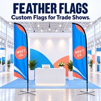 Banderoles publicitaires extérieures personnalisées avec logo imprimé, drapeaux plume en tissu pour la plage, drapeaux plume promotionnels