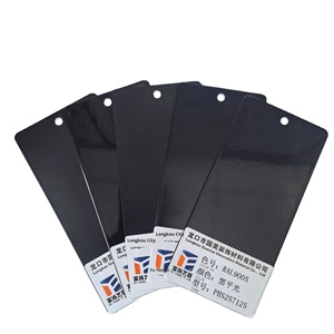Pure Polyester High <strong>Gloss</strong> <strong>Black</strong> Spray Eco-Friendly Acrylic-Based Electrostatic Metal Powder Coating RAL Colors Furniture <strong>Paint</strong> - Product Image 1