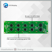 Layar LCD SCCdisplay COB 40X4 Lattice SJXD4004A FSTN Putih Positif dengan Lampu Latar LED 5V/3.3V, Laris Terjual