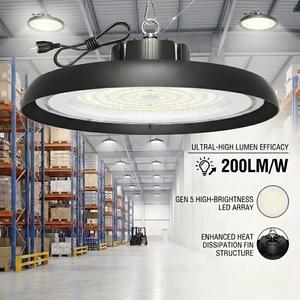 UFO <span class=keywords><strong>LED</strong></span> Hallenstrahler 200LM/W Hohe Lumenleistung 150W 200W 300W IP65 Aluminium Ultraflach für Lager Fabrik Industriebeleuchtung - Product Image 3