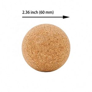 Rodillo de Masaje de Yoga Sostenible con Logotipo Personalizado, Pelota Antiestrés de Corcho Natural para Regalos Corporativos - Product Image 2