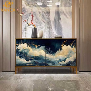 Elegante Consolle <span class=keywords><strong>Vintage</strong></span> in Legno Massello per Arredamento Casa, Soluzione di Stoccaggio Elegante per <span class=keywords><strong>Soggiorno</strong></span> e Ingresso - Product Image 4