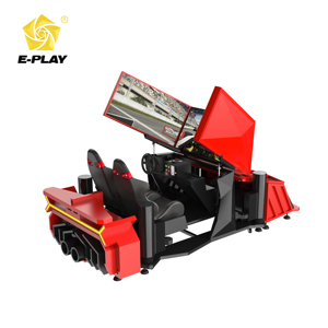 Nuevo modelo 6DOF 3 Screen Racing Indoor Car Driving <span class=keywords><strong>Simulator</strong></span> Speed VR Arcade <span class=keywords><strong>Game</strong></span> Durable Aluminio Metal Material Centro comercial - Product Image 5