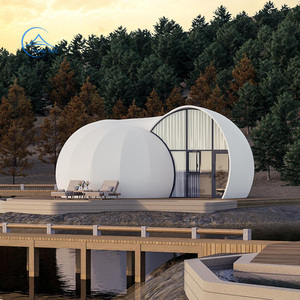 Snail - Heavy Duty Steel <b>Frame</b> Luxury Glamping Suite <b>Tent</b> With Bathroom Waterproof Hotel House for Living Snail Luxury Glamping - Product Image 3