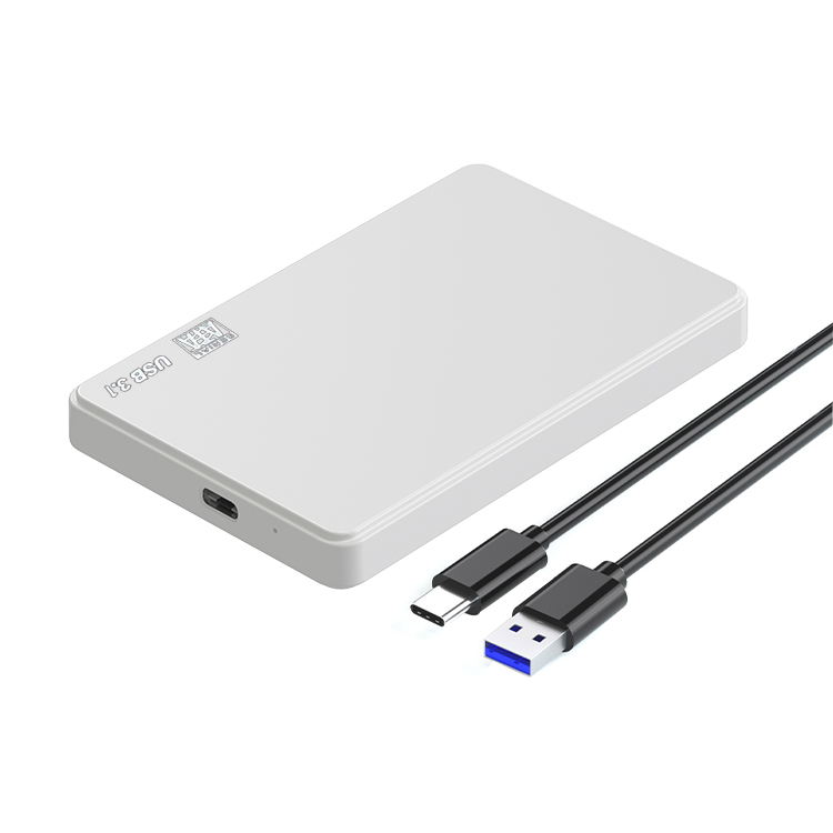 2.5 Inch USB 3.1 Type-C Laptop Hard Drive Case Solid State Mechanical with Protective Bag Portable Move Hard Drive Box