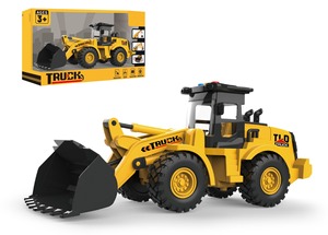 Popolare Giocattolo da Costruzione Realistico 1:16 con Inerzia, Escavatore a Quattro Ruote, Bulldozer, Gru Cingolata con Luci e Suoni, Veicolo di Simulazione - Product Image 4