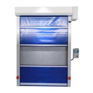 Porte à enroulement rapide facile à installer - Matériau PVC adapté aux petits entrepôts et aux devantures de magasins de détail - Product Image 1