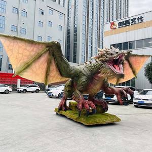 रोबोट फ्लाई ड्रैगन फ्लेपिंग पंख रोकर ध्वनि धुआं एफएक्स, शॉपिंग मॉल हवाई अड्डे के उपयोग के लिए शॉपिंग मॉल हवाई अड्डे के उपयोग के लिए - Product Image 1