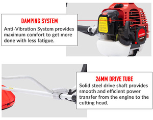 <span class=keywords><strong>SURTEC</strong></span> haute qualité 43cc 52cc débroussailleuse essence Desbrozadora coupe-herbe - Product Image 6