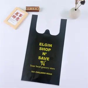 2023 Hot Selling Eco Shopping With Handle Grocery Store Reusable Recyclable Foldable Non Woven T Shirt Bag For Supermarket