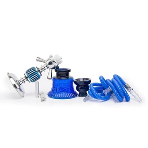 Nueva Cachimba Árabe de Aluminio con Doble Tubo Esmerilado, Pequeña, de Metal, de Alta Gama, para KTV y Bares, con Tubo de Vidrio Especial, Set para Fumar - Product Image 5