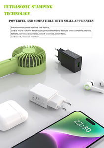 NULIKE 제조 업체 휴대 전화 충전기 및 어댑터 미국 EU 플러그 QC5V 화이트 및 블랙 여행 USB-안드로이드 IOS 용 벽면 충전기 - Product Image 6