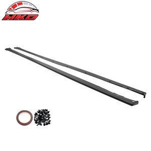Convient pour Subaru WRX 5ème génération VB 2022-2026, jupes latérales style STI, non peintes, noires - Product Image 6
