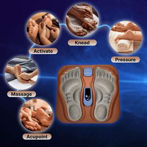 Máquina Eléctrica de Acupresión para Pies y <span class=keywords><strong>Piernas</strong></span>, Masajeador de Pies, Almohadilla de Masaje 3D para la Circulación de los Pies, Dispositivo para Aliviar el <span class=keywords><strong>Dolor</strong></span> de Pies - Product Image 2