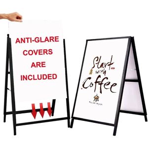 Metal a Frame <b>Poster</b> Stand Outdoor Advertising Sign Holder for Business Promotions - Product Image 3