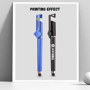 Stylo Gel Multifonctionnel avec Support Téléphone Tactile et Code QR, Impression Logo Personnalisé, Cadeau d'Affaires Promotionnel, Vente en Gros Usine - Product Image 2