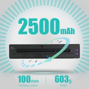 เครื่องพิมพ์ลายสักไร้สาย 2500mAh แบบพกพา ใช้บลูทูธ สำหรับลายภาพบุคคลและลวดลาย - Product Image 3