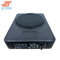 Subwoofer actif fin de 8 pouces à installer sous le siège, 120W, bobine simple en aluminium, haut-parleur de basses mono pour voiture, apparence personnalisée, vente en gros
