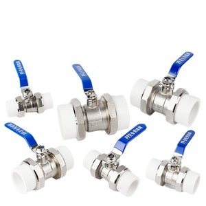 Válvula de Bola de Unión Huihong PPR de 20 mm, Tipo True Union, para Uso en la Industria de Agua, Gas y Petróleo - Product Image 1