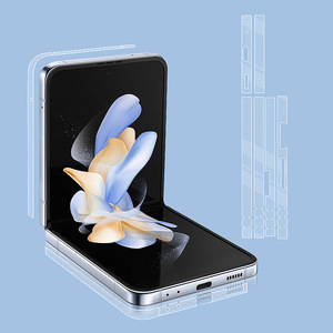 ฟิล์มกันรอยหน้าจอใสแบบขอบโค้ง PET สำหรับ Oppo Find N2 Flip คุณภาพสูง - Product Image 3