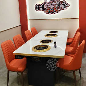 شواية tepanyaki مدمجة شابو صحن بدون دخان من أجل المطاعم - Product Image 2