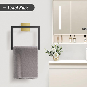 <span class=keywords><strong>Set</strong></span> Portasciugamani in Metallo Dorato per Bagno e Cucina, Produzione Cinese, per Hotel e Casa - Product Image 2