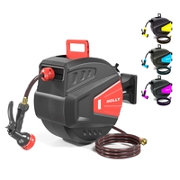 82ft <strong>High</strong> <strong>Pressure</strong> Automatic Wall Mount Self Retracting Yard Water Rewind 25M Garden <strong>Hose</strong> <strong>Reel</strong> with <strong>Best</strong> Quality Brass Connector