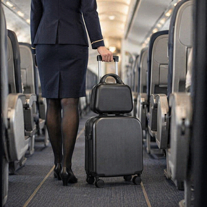 Valise à roulettes durable en ABS et aluminium avec port <span class=keywords><strong>de</strong></span> charge USB, serrure à combinaison à 3 chiffres, roues silencieuses, <span class=keywords><strong>chariot</strong></span> <span class=keywords><strong>de</strong></span> voyage portable - Product Image 1
