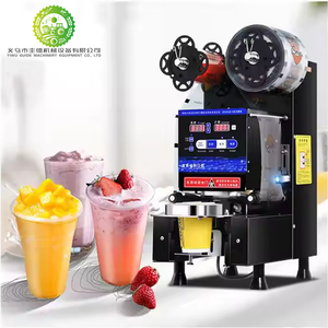 Newly designed automatic commercial sealing <b>machine</b> - Pearl Milk <b>Tea</b> Sealing <b>Machine</b> - Milk Cup Sealing <b>Machine</b> - Product Image 6