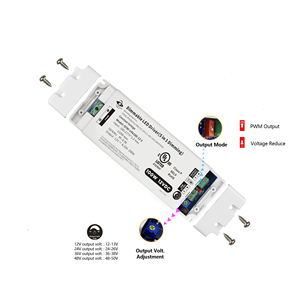 Controlador <span class=keywords><strong>LED</strong></span> regulable de voltaje constante, controlador UL Triac 0-10V <span class=keywords><strong>PWM</strong></span> 5 en 1, 12V, 24V, 36V, 48V, 100W, 0-10V - Product Image 4