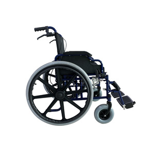 Manual Wheelchair HJK-W805B Lightweight Foldable For Elderly And Disabled Users With Iron <b>Frame</b> And Ce <b>Certification</b> - Product Image 3