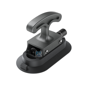 Ventouse à vide en alliage d'aluminium avec poignée en T, en silicone, ovale, mince, pour verre/marbre/armoires, charge de 50 kg, anti-rayures - Product Image 5