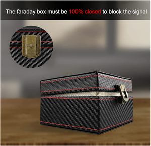 Caja Antimagnética para Llaves de Auto, Caja de Almacenamiento Grande con Protección Faraday para Teléfono Móvil, Bloqueador de Señal RFID, Personalizable - Product Image 3