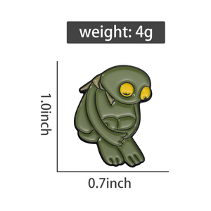 Triste Animal émail broches personnalisé <span class=keywords><strong>solitaire</strong></span> grenouille broches revers Badges dessin animé animaux bijoux cadeau pour enfants amis - Product Image 6