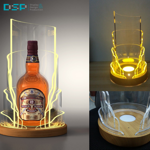 DSP Vietnam Factory Customized LED Illuminated Sign <b>Board</b> Bottle Presenter Display for Bar - Product Image 4