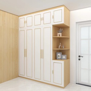 ชุดเฟอร์นิเจอร์ห้องนอนขนาดเล็กสำหรับโรงแรมสตูดิโอแบบสมบูรณ์โต๊ะข้างเตียงทำจากไม้โต๊ะข้างเตียงและวางทีวี - Product Image 2