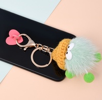 Xinglianda Décalque Cœur Lisse DIY Accessoires Coque Téléphone Style Ins Pompon Suspendu Métal Fait Main 1.5x2.5cm Compatible Toutes Marques