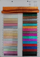 Feuilles de similicuir nacré métallisé couleur unie, rouleau de cuir synthétique pour projets DIY boucles d'oreilles sacs C56701Y