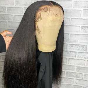 Connie Hair150% 180% Density 13x4 Lace Human Hair Wigs For Black Women,Wholesale Brazilian Virgin Hair Transparent Lace Front