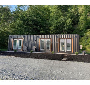 Contenedor Prefabricado de Panel Sándwich de 20 y 40 pies con Módulo de Jardín de Madera para Apartamentos, Escuelas y Talleres - Diseño Moderno - Product Image 2