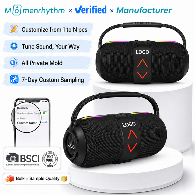 Custom Name OEM  Speaker Wireless Portable Crisp Audio Multi Device Pairing TWS for Corporate Gifts