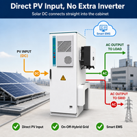 Système de stockage solaire C&I 50 kW, batterie de secours 112,5 kWh, onduleur hybride 100 kWp, panneau photovoltaïque, solution hybride hors réseau complète