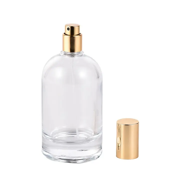 Refillable Glass Spray Perfume Bottle 100ml with Pump Sprayer for Perfume Packaging