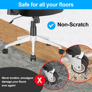 Ruedas de Repuesto para Silla de Oficina KEDE de 50 mm, de Nailon de Alta Calidad, Suaves y Giratorias - Product Image 4