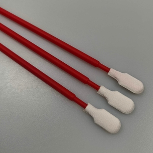 Bâtonnet de nettoyage optique en microfibre sans peluches à manche extra long 761, manche rouge, pour le nettoyage automobile - Product Image 1