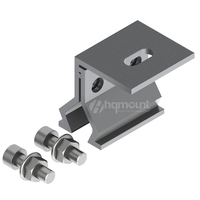 Pince de fixation solaire simple en alliage AL6005 T5 pour toiture à joint debout, clip de montage solaire pour accessoires de support PV sur toiture métallique
