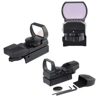 Accessoires de chasse universels HD101+ - Mire laser rouge et verte - Alliage optique résistant aux chocs - Étanche - Durable - 85*52MM - 1x Haute précision