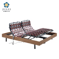 Base de lit moderne en métal, matériaux de qualité supérieure, réglable, intelligente, avec télécommande filaire, disponible en tailles Queen, Simple et King Size